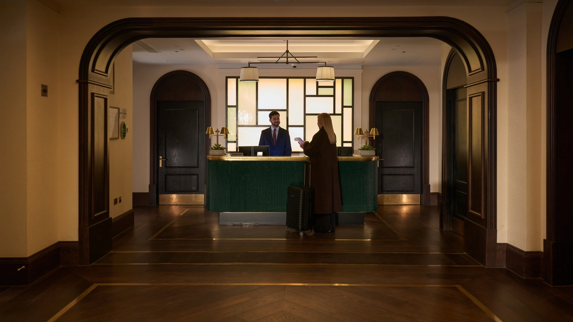 Hotel lobby BackgroundLayer