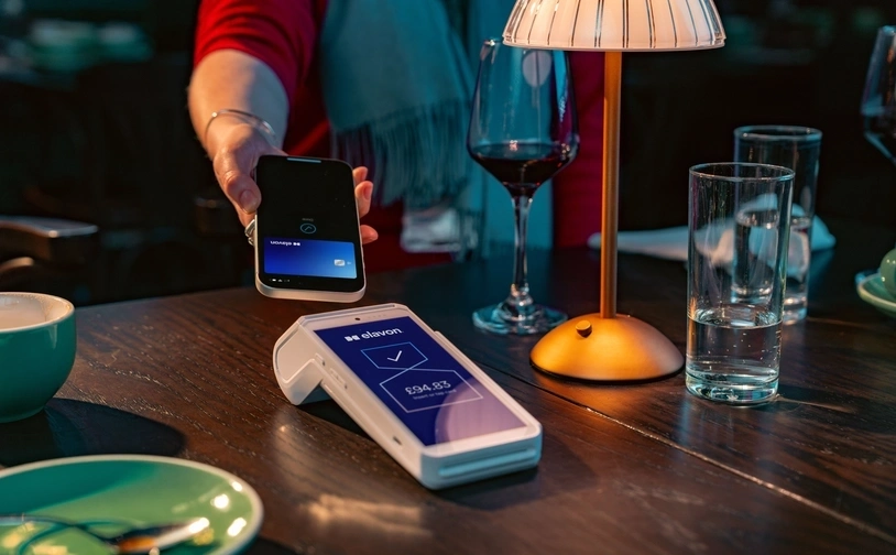 Card payment at a hotel