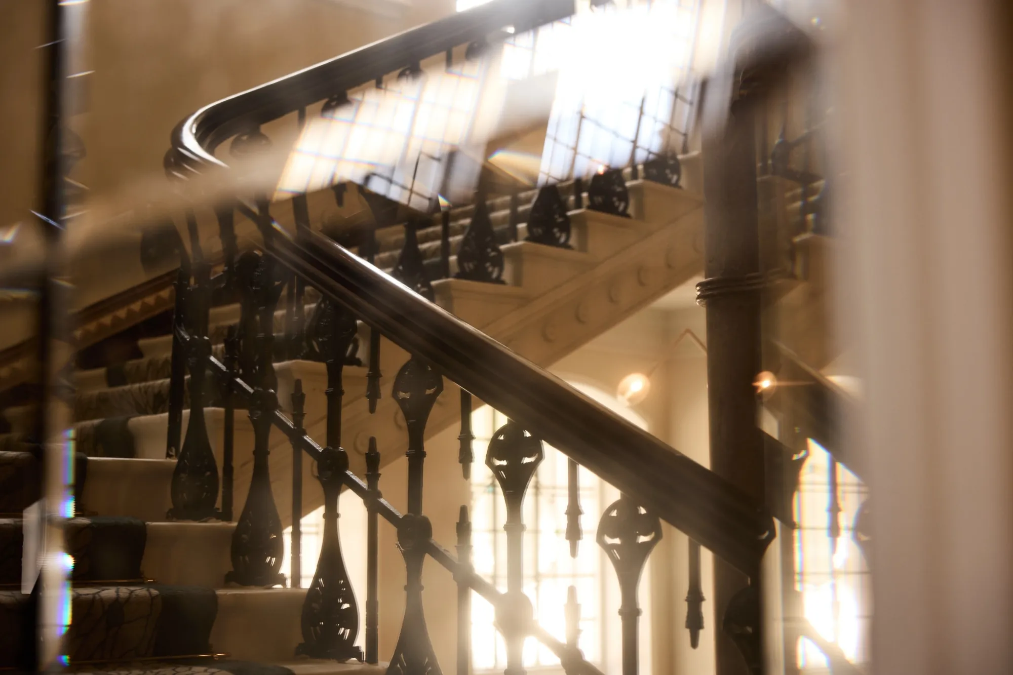 Restored staircase inside the Grand Hotel Birmingham
