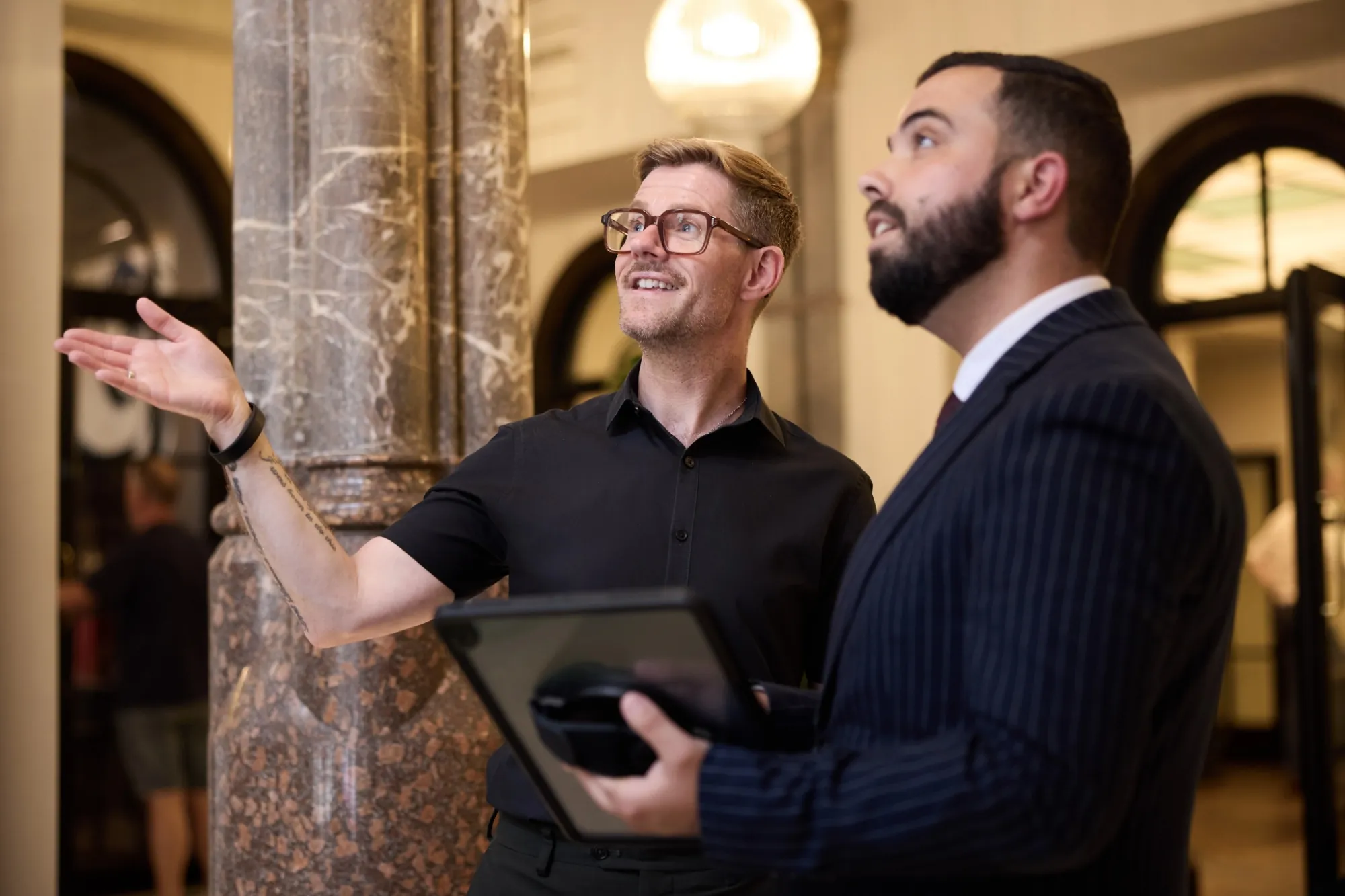  Lee Clarke, sales and marketing manager, and Matty Carter, operations manager, Grand Hotel Birmingham 