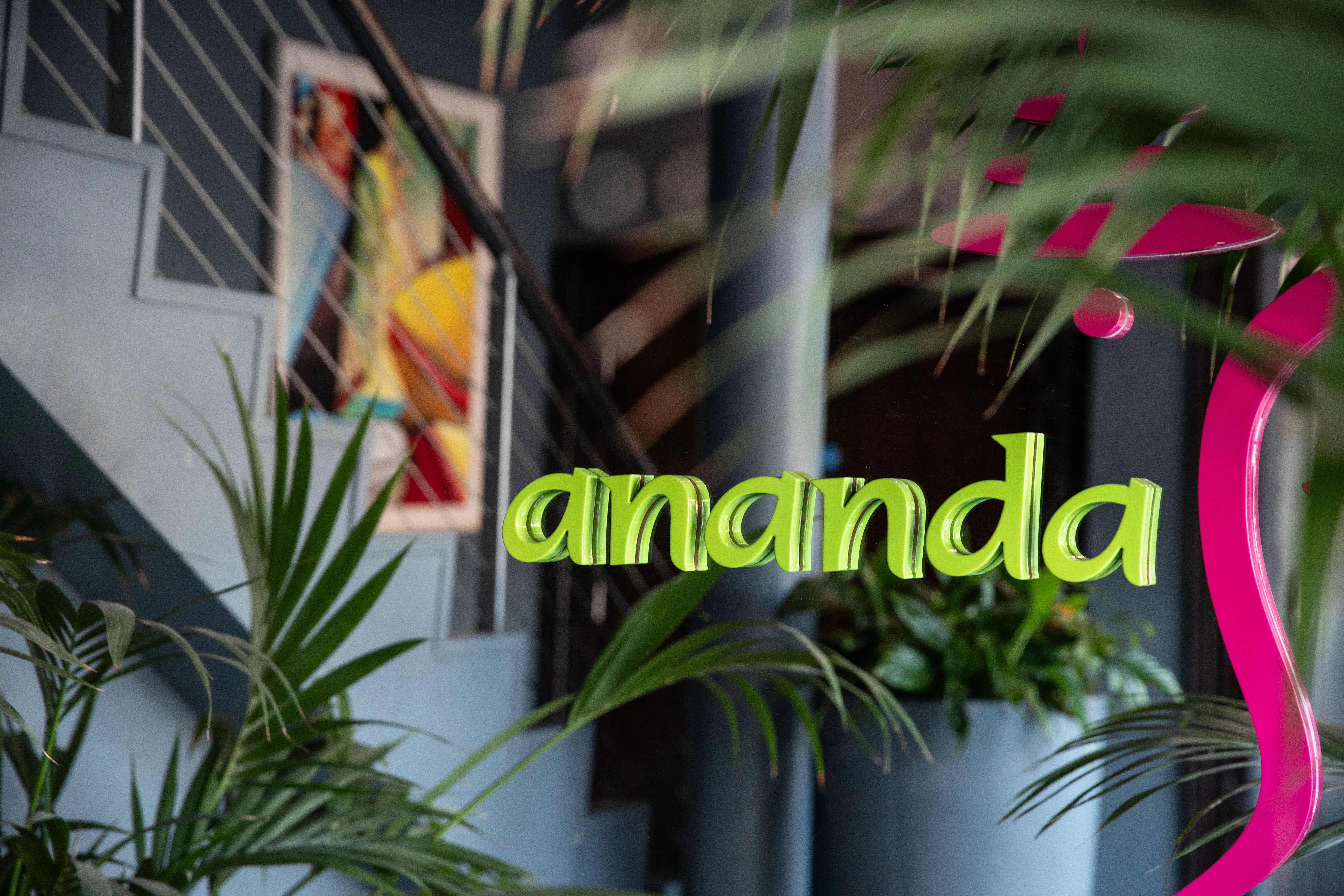 The entrance to Ananda restaurant in Dundrum, Dublin